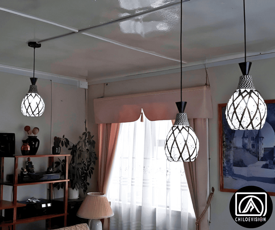 Instalacion de lamparas colgantes en casa particular