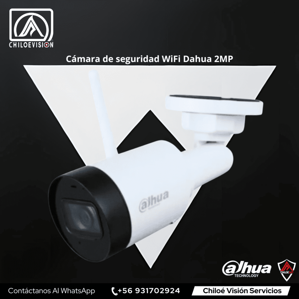 cámara de seguridad WiFi 2mp Dahua en chiloe