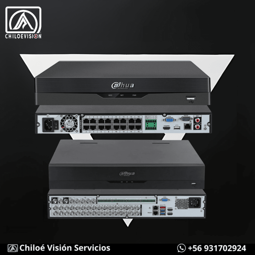 dvr, xvr, nvr dahua en chiloe vision