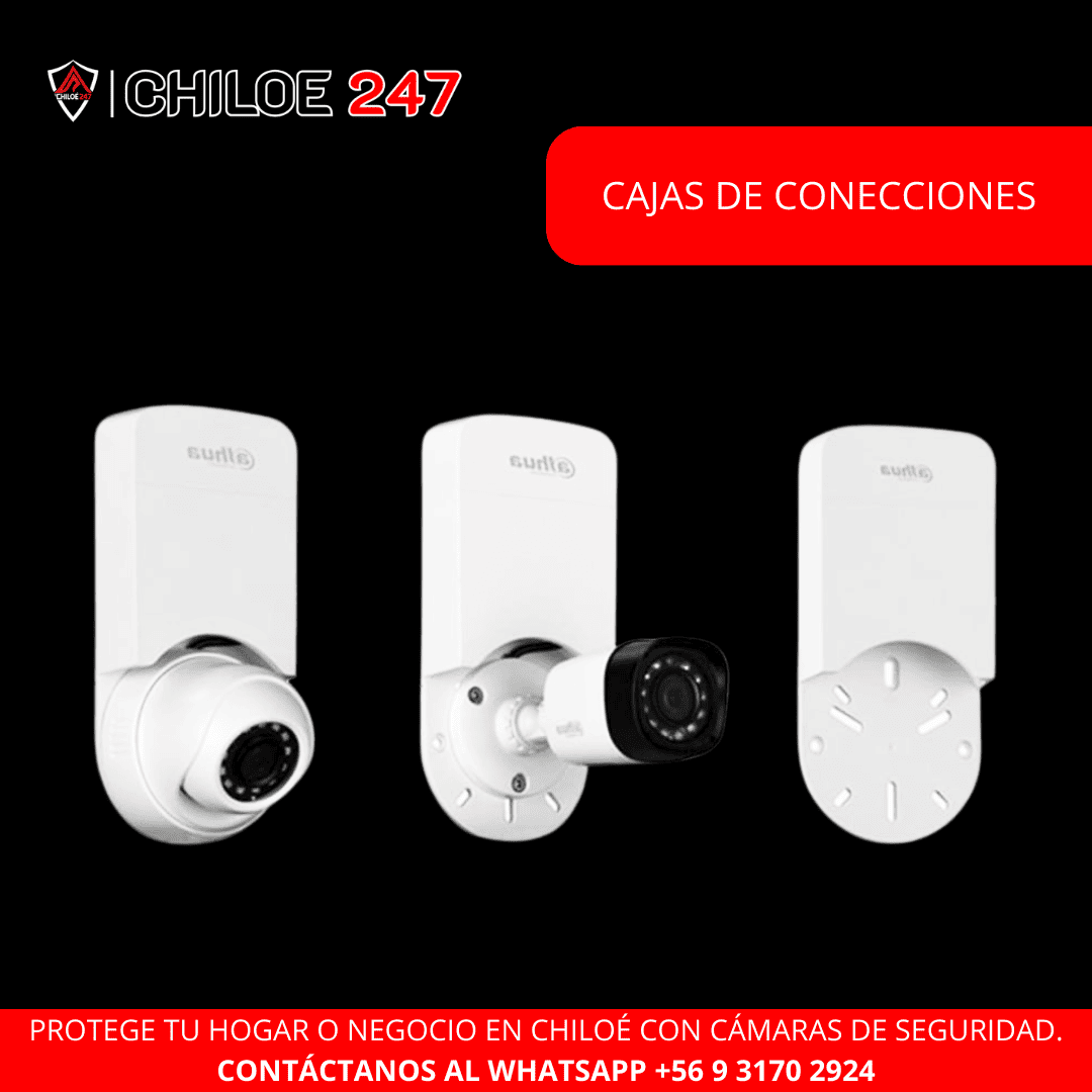 CAJAS DE CONECCIONES CAMARAS DE SEGURIDAD CCTV EN CHILOE