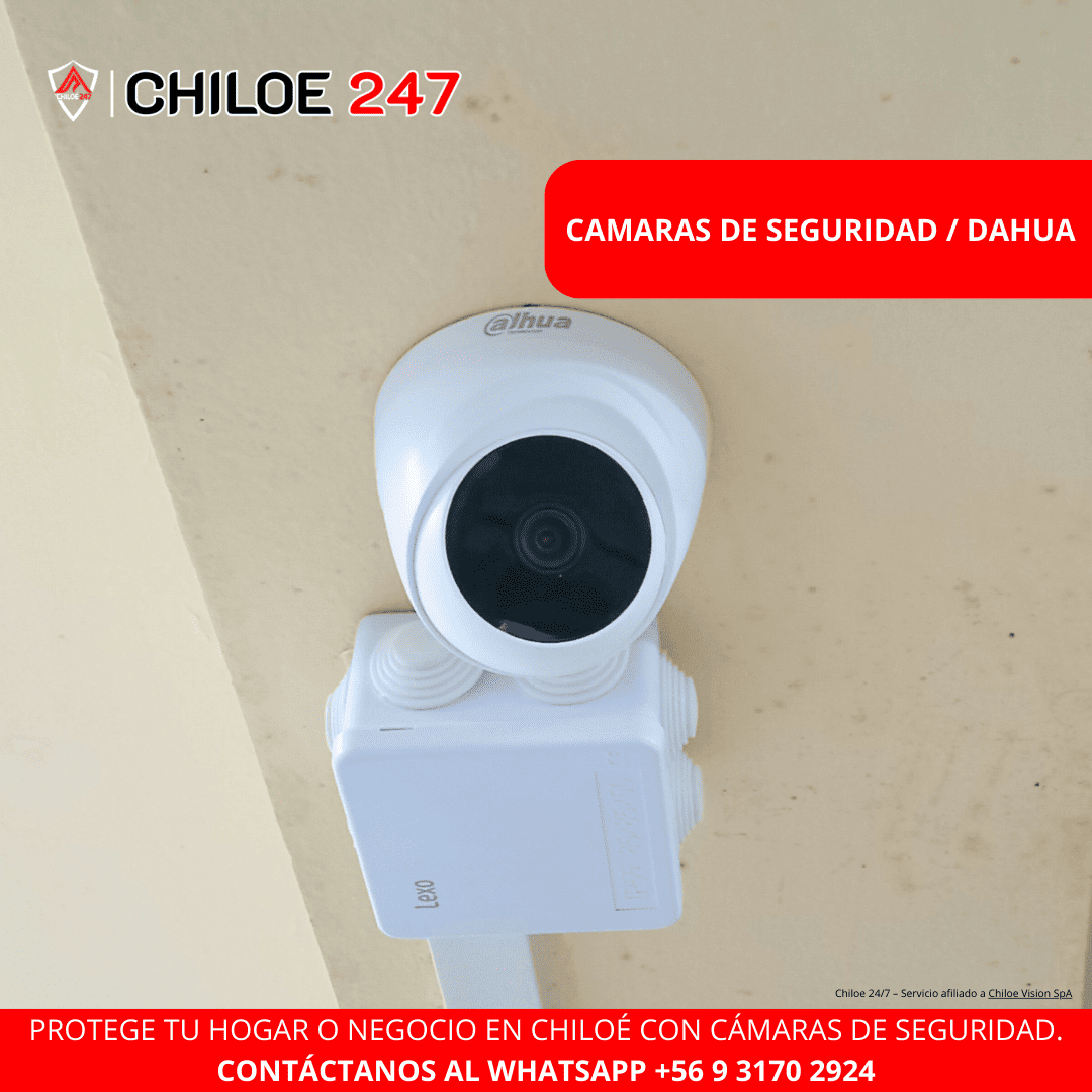 INSTALACION DE CAMARAS DE SEGURIDAD EN QUELLON CHILOE