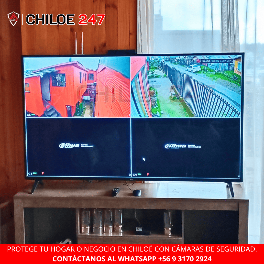 INSTALACION DE CCTV EN CHILOÉ — SISTEMAS DE VIGILANCIA PROFESIONAL