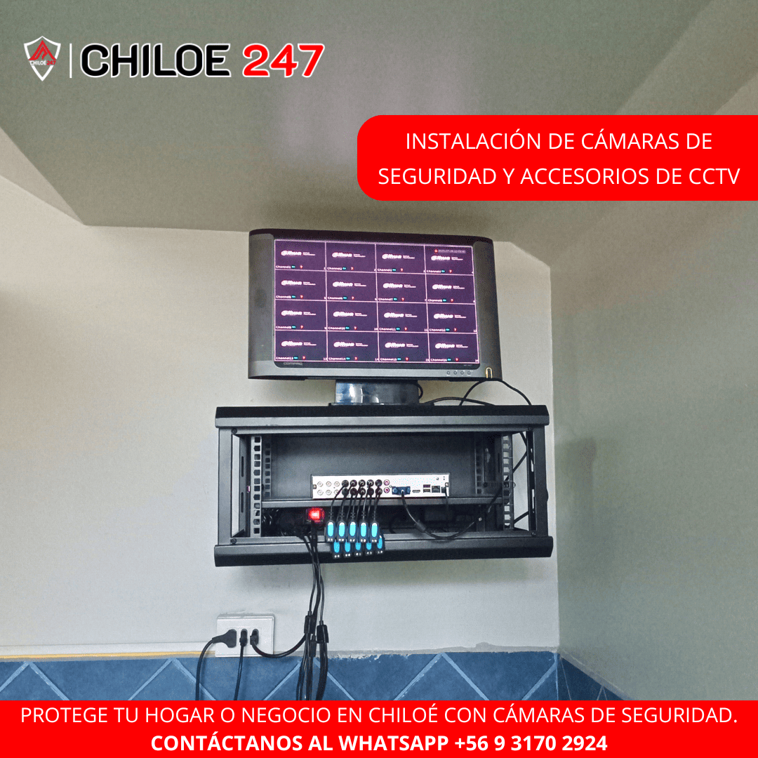 Instalación de Cámaras de Seguridad y Accesorios de CCTV en Chiloe 247
