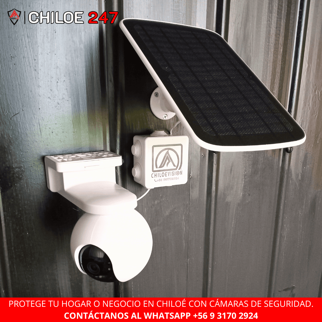 camaras de seguridad solares en chiloe