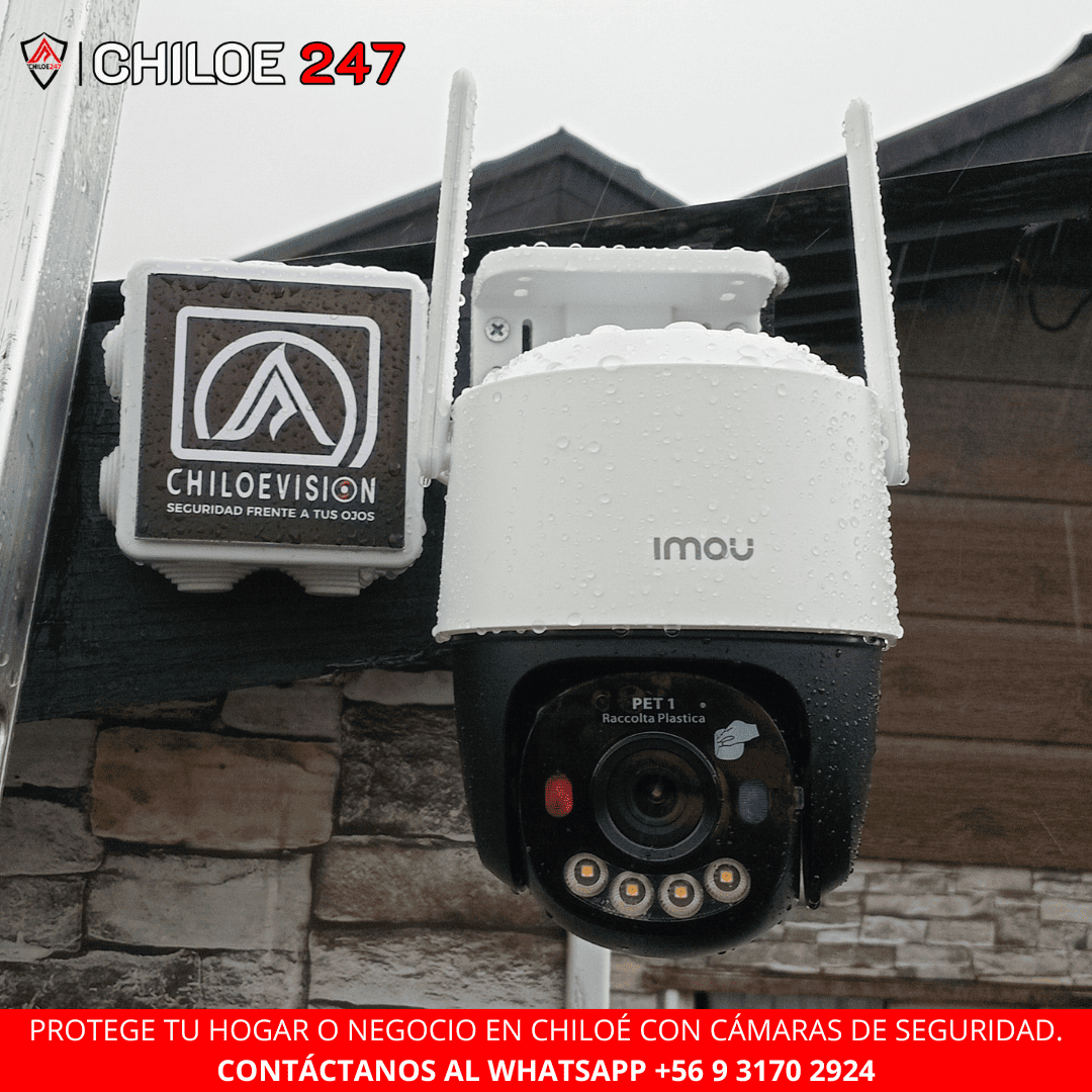 Instalacion de camaras de seguridad wifi imou en Chiloe 247 / Chiloe Vision