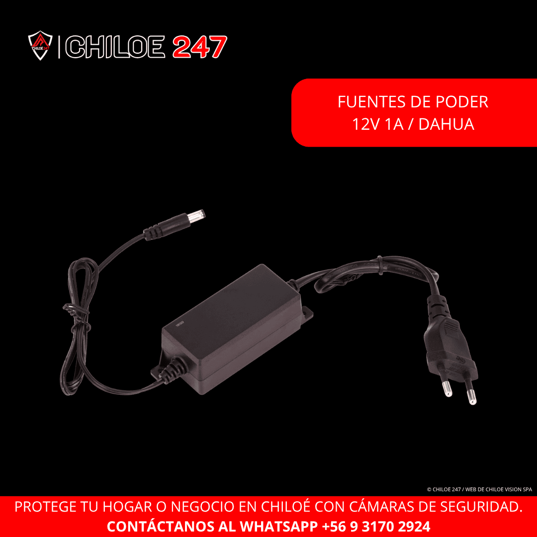 fuentes de poder 12v 1a en Chiloe