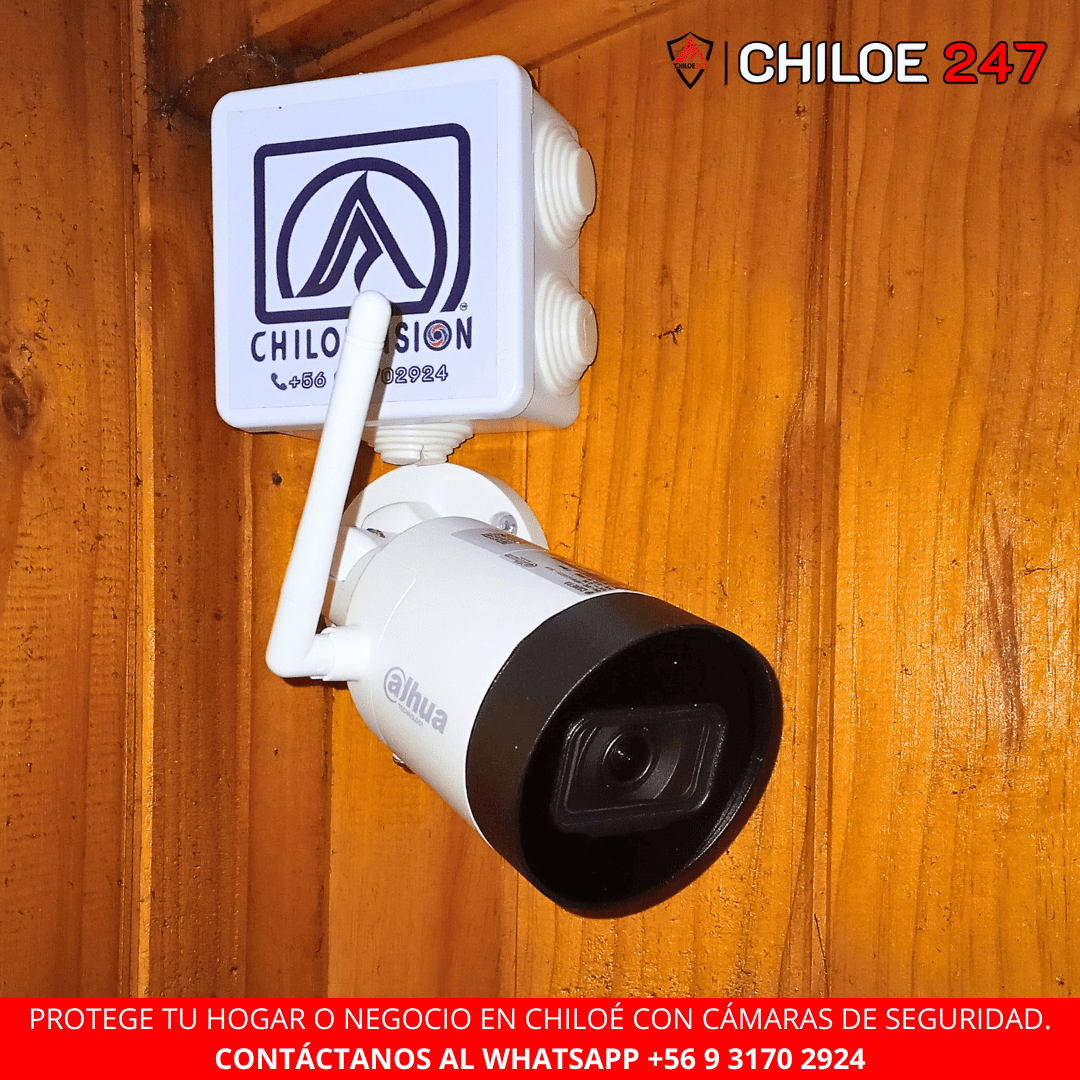 Instalacion de camaras de seguridad ip dahua en Chiloe 247 / Chiloe Vision