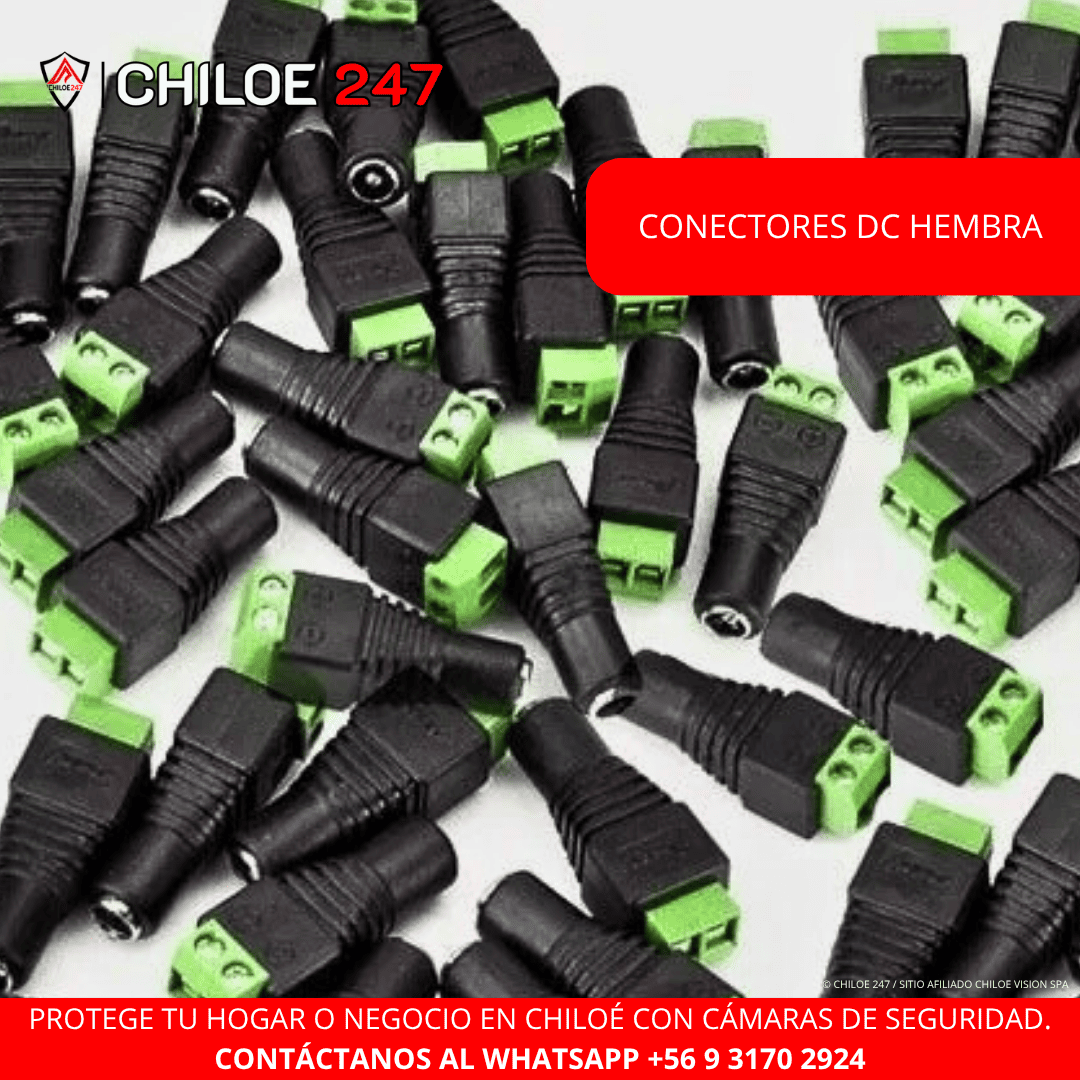 CONECTORES DC HEMBRA EN CHILOE